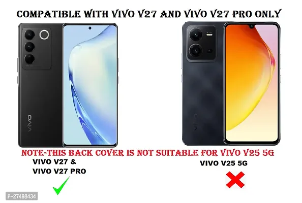 Stylish Polycarbonate Finger Strap With Stand View Back Cover For Vivo V27 Pro 5G-thumb2