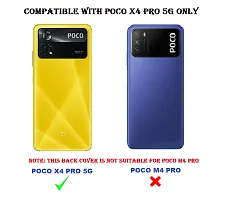Stylish Polycarbonate Finger Strap With Stand View Back Cover For Poco X4 Pro 5G-thumb1