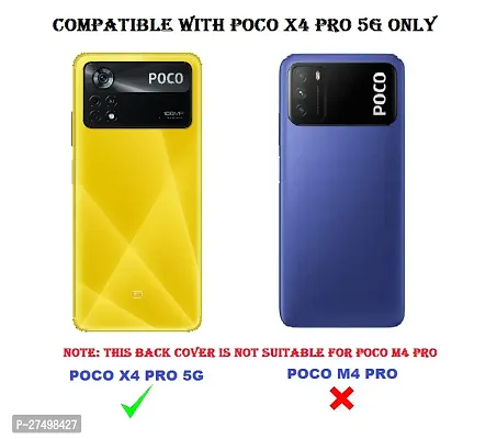 Stylish Polycarbonate Finger Strap With Stand View Back Cover For Poco X4 Pro 5G-thumb2