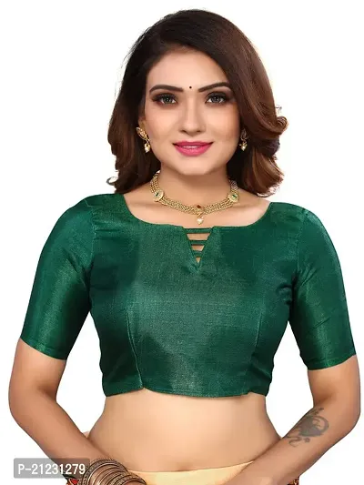 Fancy Khadi Silk Saree with Blouse Piece for Women-thumb2