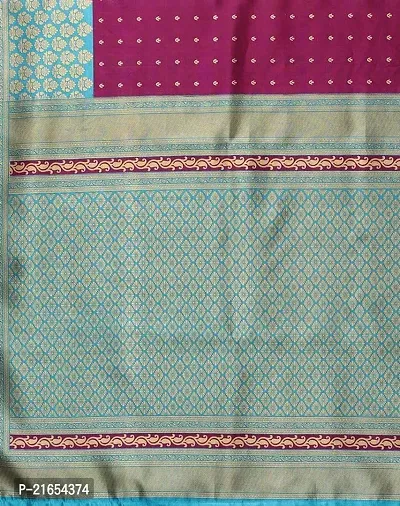 Spacekart Silk fashion Saree with Unstitched Blouse Piece for women-thumb5