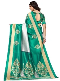 Spacekart Women's Art Silk Saree with Blouse Piece for women-thumb2