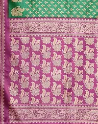 Spacekart Women's Trendy Art Silk Saree with Unstitched Blouse Piece-thumb4