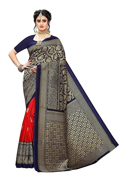 Designer Art Silk Saree with Blouse piece For Women