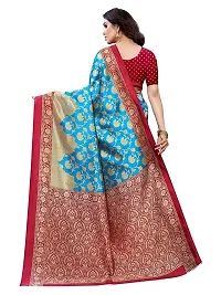 Spacekart - Women's Silk Saree with Blouse Piece-thumb2