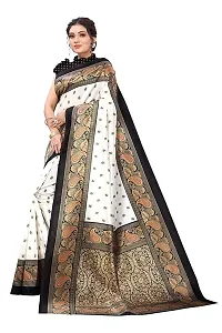 Spacekart Women's Saree with Unstitched Blouse Piece-thumb1