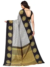 Spacekart Women's Beautiful Silk Saree with Unstitched Blouse Piece-thumb2