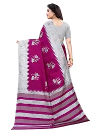 Fancy Khadi Silk Saree with Blouse Piece for Women-thumb2