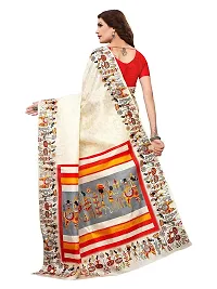 Fancy Khadi Silk Saree with Blouse Piece for Women-thumb2