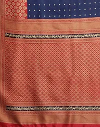 Spacekart Silk Saree with Unstitched Blouse Piece for women-thumb4