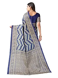 Fancy Khadi Silk Saree with Blouse Piece for Women-thumb2