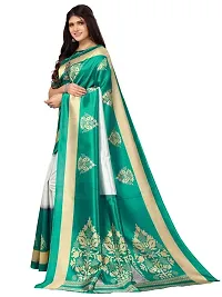 Spacekart Women's Art Silk Saree with Blouse Piece for women-thumb1