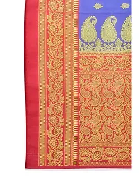 Spacekart Women's - Art Silk Saree with Unstitched Blouse Piece-thumb4