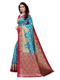 Spacekart - Women's Silk Saree with Blouse Piece-thumb1