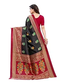 Spacekart Women's Kanjivaram Silk Saree with Unstitched Blouse Piece-thumb2