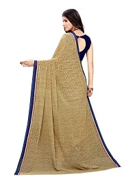 Spacekart Women's Blend Georgette Saree with Unstitched Blouse Piece-thumb2