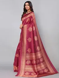 Spacekart Women's Silk Saree for women-thumb1