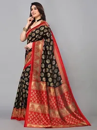 Spacekart Women's Saree with Unstitched Blouse Piece-thumb1