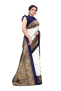 Spacekart Women's Silk Saree with Unstitched Blouse Piece-thumb3