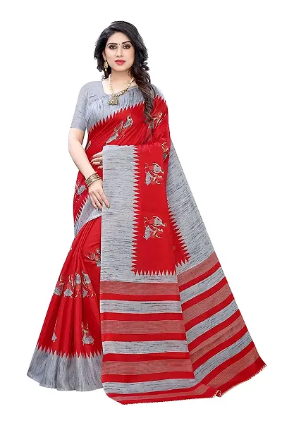 Alluring Banarasi Silk Self Pattern Sarees with Blouse Piece