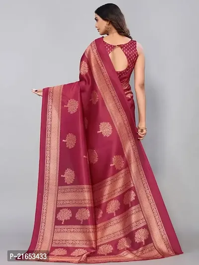 Spacekart Women's Silk Saree for women-thumb3