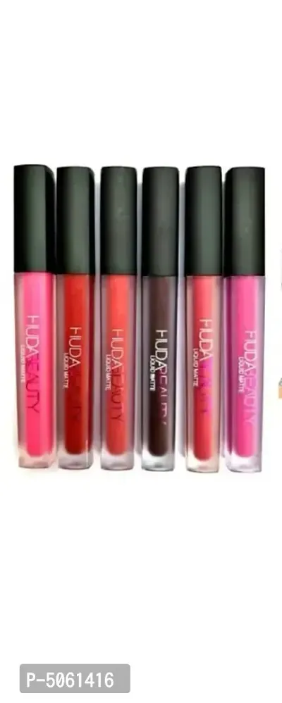 Liquid Matte Lipsticks Pack Of 6 Makeup Lips
