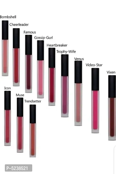 EWY LIQUID MATTE LIPSTIC PACK OF 12