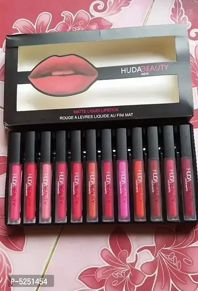 Ewy Hudda Beauty Lipstic Pack Of 12 Makeup Lips