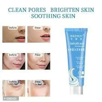 EWY MAKE UP Salicylic Ice Cream Mask Ultra Cleansing, Brighten and whiten  (120 ml)-thumb0