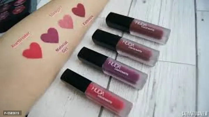EWY MAKE UP Matte Minis Red Edition Liquid Lipstick Set of 4  (red, 80 g)