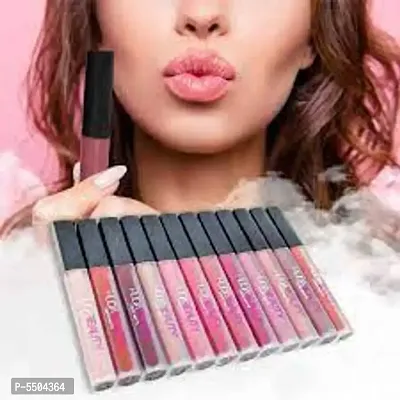EWY MAKE UP  Liquid Matte lipstick set of 12  (Multi Colored, 5 ml)-thumb0