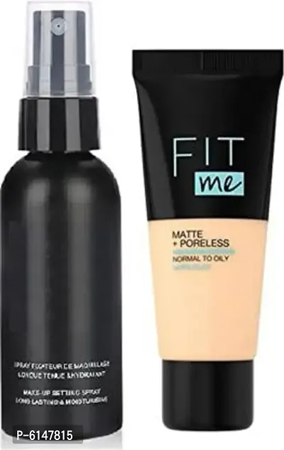 Ewy Make Up Face Foundation With Setting Spray Pack Of 2 Makeup Face