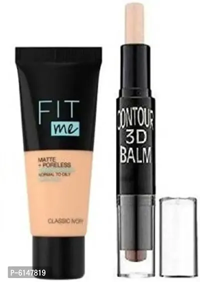 EWY MAKE UP FOUNDATION WITH FACE CONTOUR PACK OF 2
