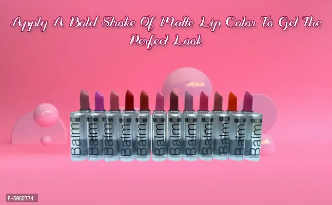 Premium Multi Shades Lipsticks Set ( Pack Of 12 )