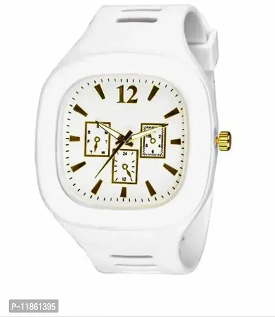 Vk Ent Analog Watch - for Men (White)