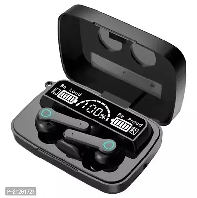 DEEP TRADERS-713M19 In Ear Earphone Headphone Earbuds 180hrs Playtime nOICE Cancellation In Ear Headphone With Microphone (Black)-thumb0