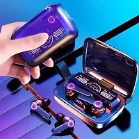 DEEP TRADERS-713M19 In Ear Earphone Headphone Earbuds 180hrs Playtime nOICE Cancellation In Ear Headphone With Microphone (Black)-thumb4