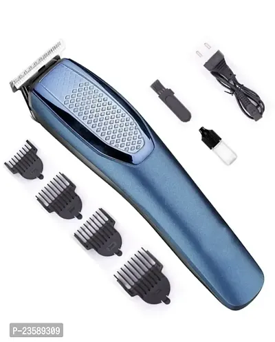 DP - 1210 Professional Beard Trimmer For Men, Durable Sharp Accessories Blade Trimmers and Shaver with 4 Length Setting Trimmer For Men Shaving,Trimer for men's, Savings Machine (Blue)-thumb0