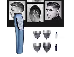DP - 1210 Professional Beard Trimmer For Men, Durable Sharp Accessories Blade Trimmers and Shaver with 4 Length Setting Trimmer For Men Shaving,Trimer for men's, Savings Machine (Blue)-thumb2