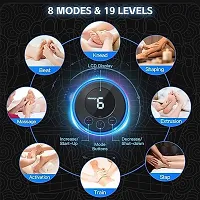 EMS Foot Massager Mat with Muscle Stimulator - Simulated Massage Therapy for Foot, Hands, Arms, Shoulder, Arthritis Pain and Varicose Veins - Drug-Free Pain Relief-thumb1