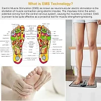 Eleacute;trica EMS Leg Foot Massager Pad Com Eletrodo Patch Dor Relaxar a Circulaccedil;atilde;o Sanguiacute;nea Estimulaccedil;atilde;o Muscular Acupoints Massagem Mat-thumb3