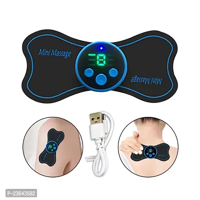 Body Massager 8 Modes Portable Mini Massager Cervical Massage Soothing Pain, Body Massager Patch for Whole Body Neck Back Waist Arms Legs Aches (Without Remote contro-thumb4