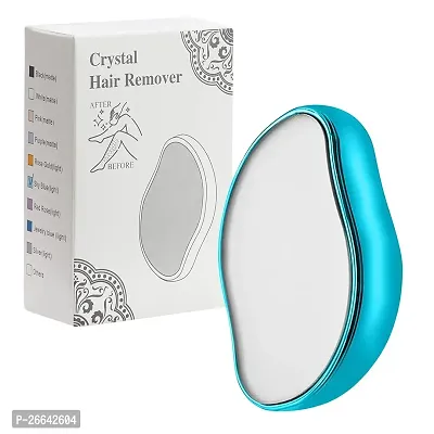 Crystal Hair Eraser for Women and Men, Reusable Crystal Hair Remover Device Magic Painless Exfoliation Hair Removal Tool, Magic Hair Eraser for Back Arms Legs-thumb4