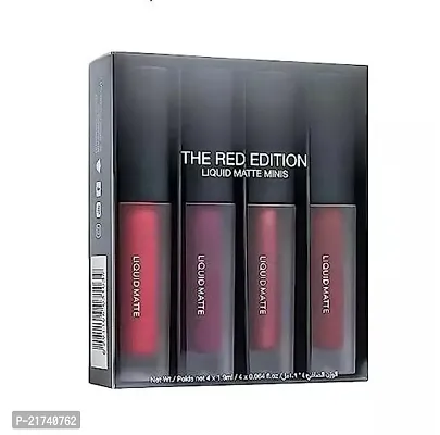 Liquid Minis Matte Lipstick Red Edition Pack Of 4