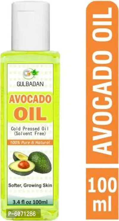 GULBADAN Pure Cold Pressed Avocado oil Hair Oil  (100 ml)-thumb0