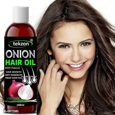 tekzon Onion Oil For Hair Growth | With 14 Natural Oils  (100 ml)