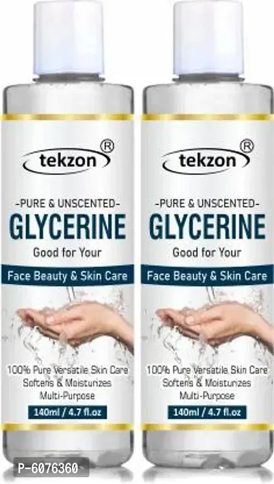 tekzon Glycerin for your face beauty and skin care | Softens and Moisturizes Multi-Purpose|  (280 ml)