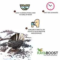KAYABOOST BASIL SEEDS Seed  (200 g)-thumb2