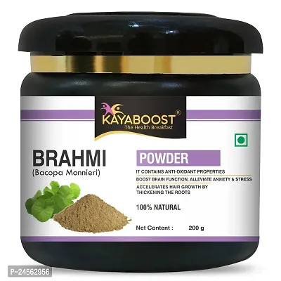 KAYABOOST Brahmi Powder For Eating, Liver, Skin Care, Brain, Immunity Booster