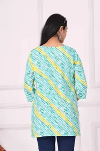 Women's Rayon Straight Short Kurti (Rama Green_XL)-thumb1